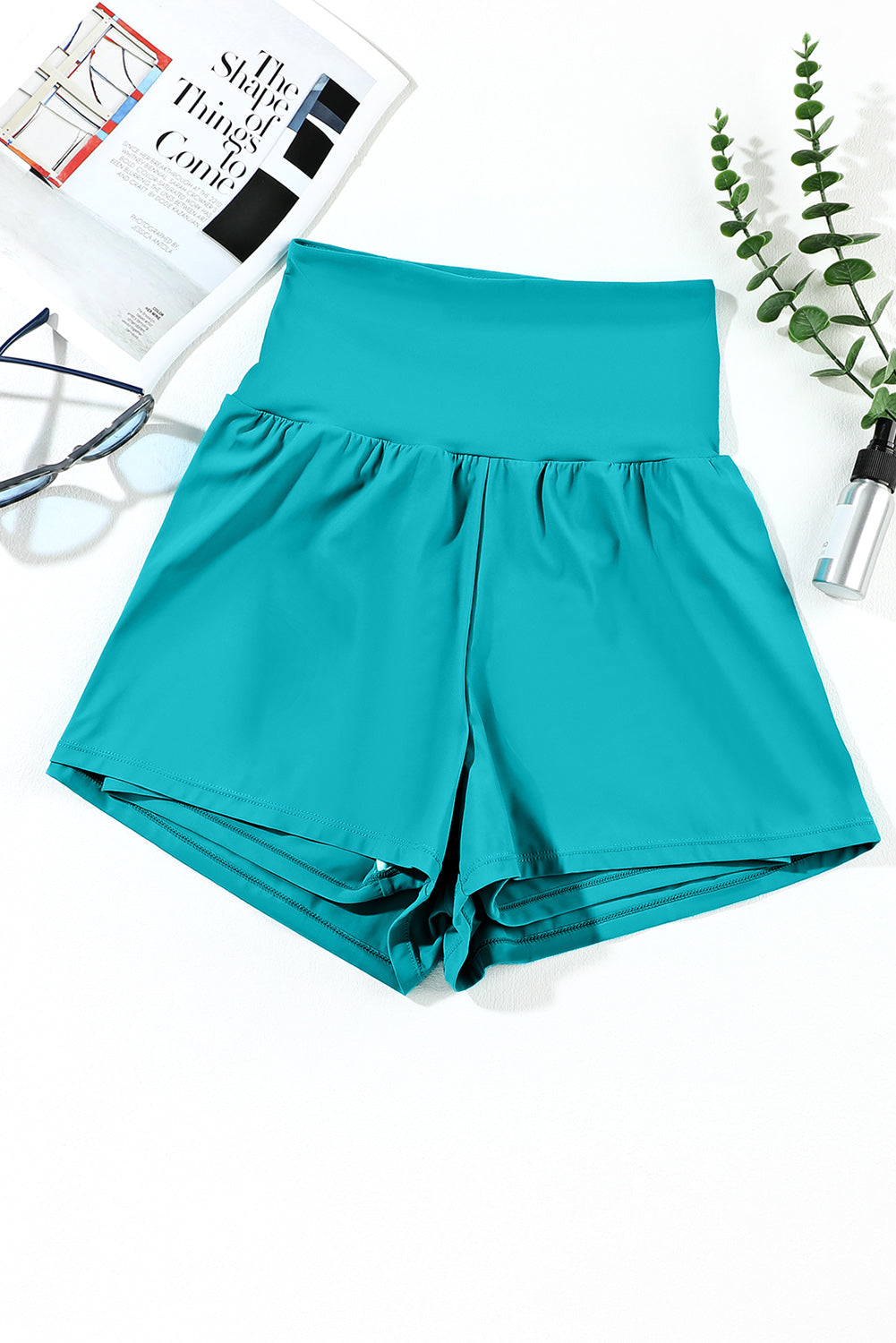 Wide Waistband Swim Shorts