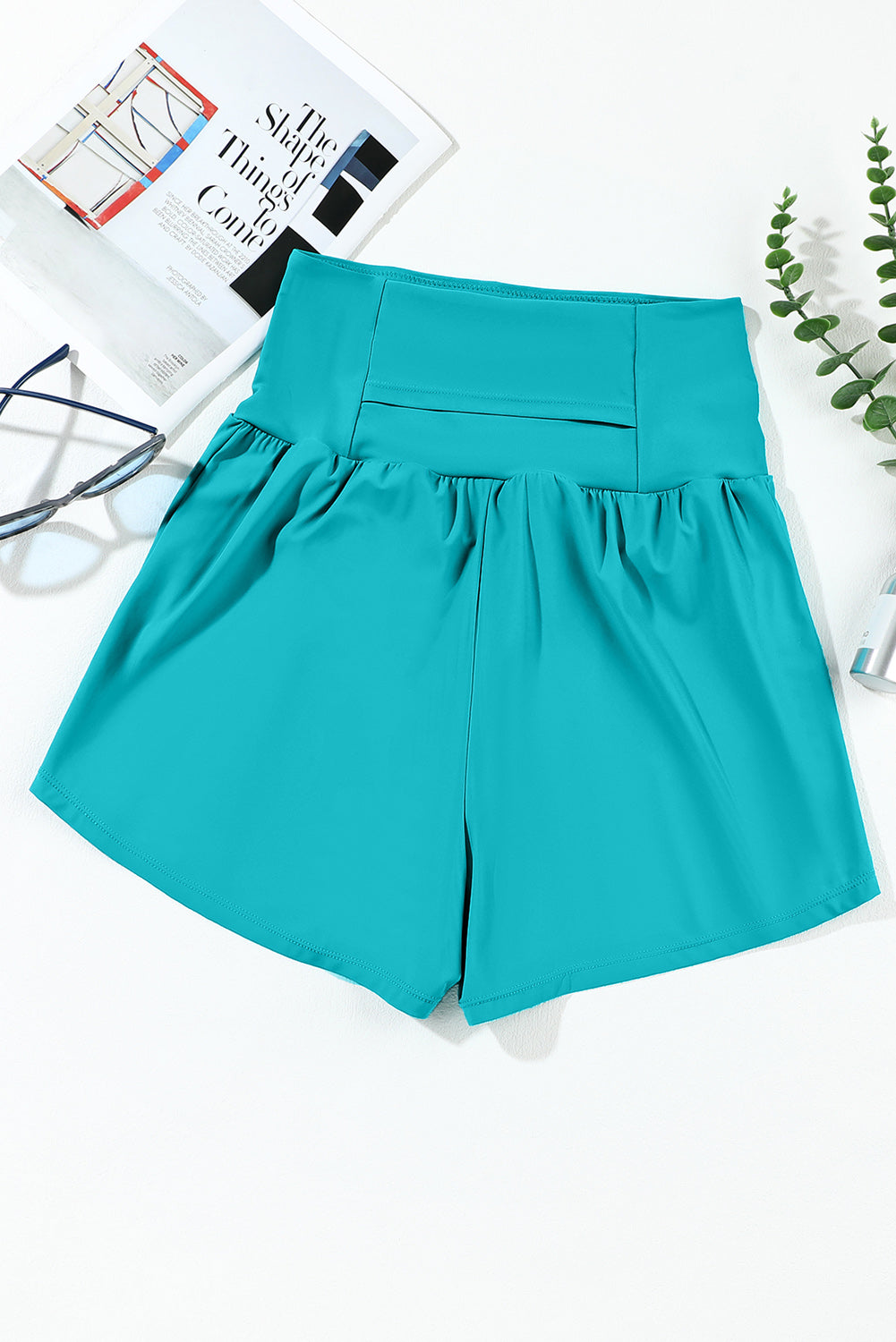 Wide Waistband Swim Shorts
