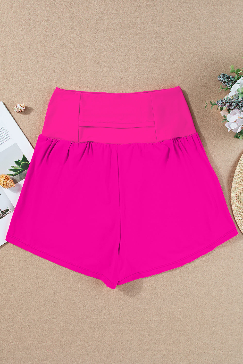 Wide Waistband Swim Shorts