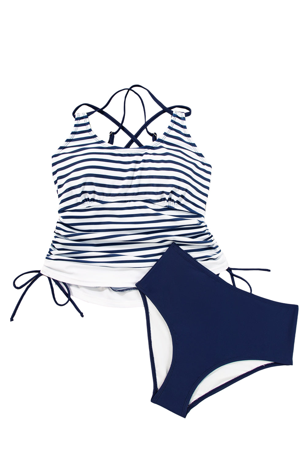 Mix-and-match 2pcs Tankini Swimsuit